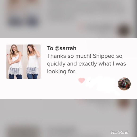 Last M New Bohemian Flattering Lace Trim Tank - Picture 2 of 5